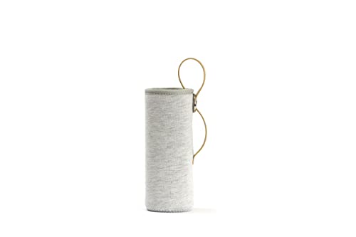 LARQ Bottle Limited Edition Travel Sleeve with Easy-Carry Leather Strap - 17 oz/24 oz, Heather Grey