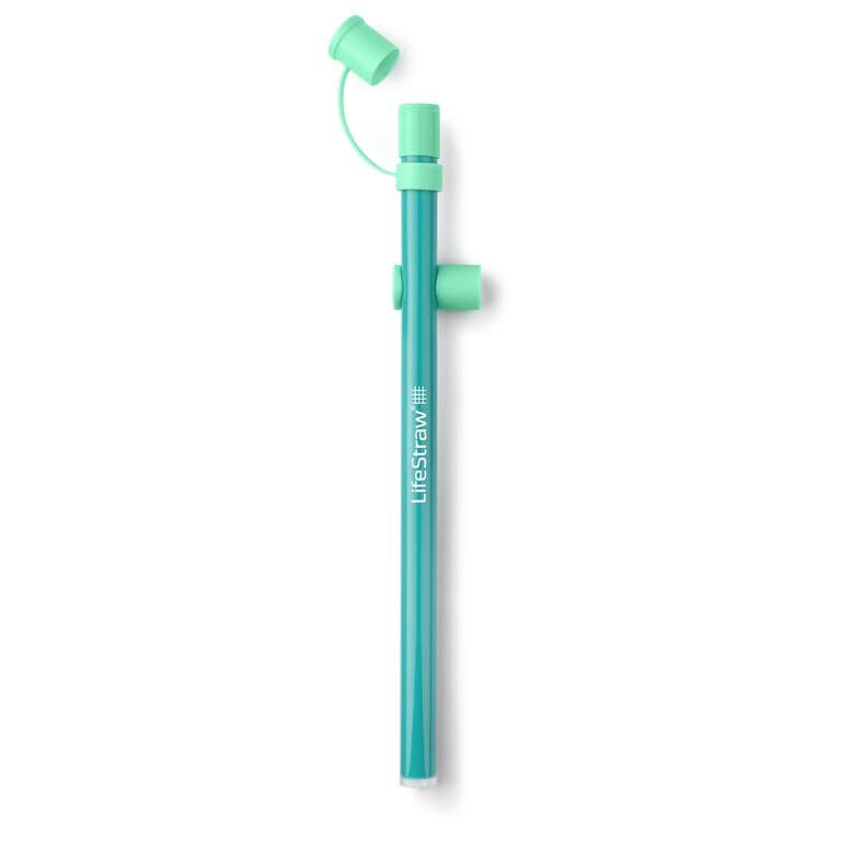 LifeStraw Sip Essential — BPA-Free Reusable Filter Drinking Straw, Removes Microplastics, Bacteria and Parasites for Travel and Everyday Use, Seaglass