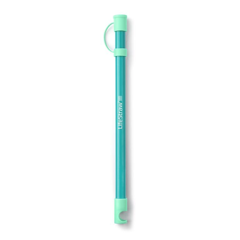 LifeStraw Sip Essential — BPA-Free Reusable Filter Drinking Straw, Removes Microplastics, Bacteria and Parasites for Travel and Everyday Use, Seaglass