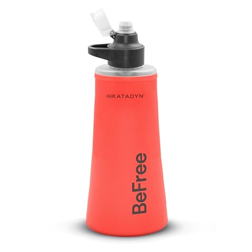 Katadyn BeFree 1.0L Ultralight Collapsible Water Filter Bottle for Hiking, Camping, Backpacking