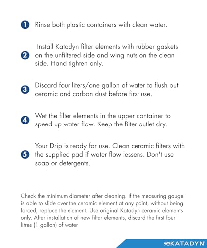 Katadyn TRK Drip Ceradyn Gravity Water Filter