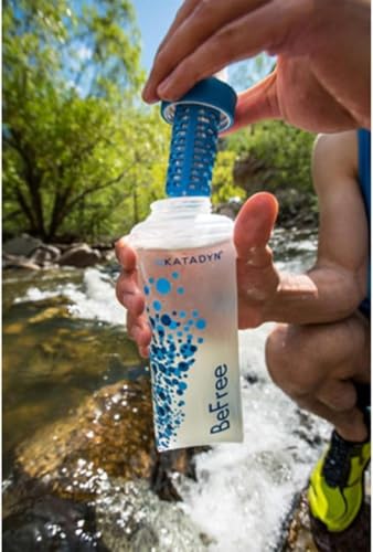 Katadyn BeFree EZ-Clean Membrane Replacement Cartridge for 0.6L and 1.0L Water Filter Bottles - 0.1 Micron Hollow Fiber, 1,000L Capacity, BPA-Free (8019641) | EZ-Clean Membrane Water Filter Cartridge For Endurance Sports, Camping, Backpacking, and Hiking (8019641)
