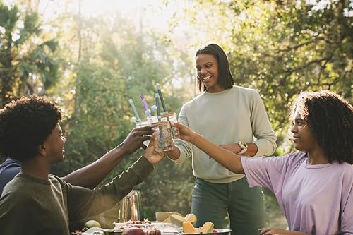 LifeStraw Sip Essential — BPA-Free Reusable Filter Drinking Straw, Removes Microplastics, Bacteria and Parasites for Travel and Everyday Use, Seaglass