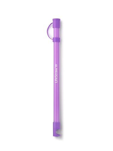 LifeStraw Sip Essential — BPA-Free Reusable Filter Drinking Straw, Removes Microplastics, Bacteria and Parasites for Travel and Everyday Use, Thistle