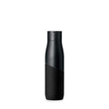 LARQ Bottle Movement PureVis 24 oz - Lightweight Self-Cleaning and Non-Insulated Stainless Steel Water Bottle with UV Water Purifier | Reusable & Travel Friendly, Black/Onyx