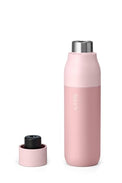 LARQ Bottle PureVis 17 oz - Self-Cleaning and Insulated Stainless Steel Water Bottle with UV Water Purifier and Award-winning Design | Reusable & Travel Friendly, Himalayan Pink