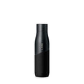LARQ Bottle Movement PureVis 24 oz - Lightweight Self-Cleaning and Non-Insulated Stainless Steel Water Bottle with UV Water Purifier | Reusable & Travel Friendly, Black/Onyx