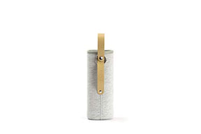 LARQ Bottle Limited Edition Travel Sleeve with Easy-Carry Leather Strap - 17 oz/24 oz, Heather Grey