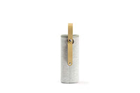 LARQ Bottle Limited Edition Travel Sleeve with Easy-Carry Leather Strap - 25 oz/32 oz, Heather Grey