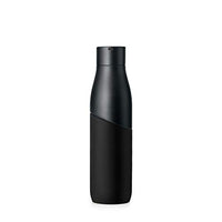 LARQ Bottle Movement PureVis 32 oz- Lightweight Self-Cleaning and Non-Insulated Stainless Steel Water Bottle with UV Water Purifier | Reusable & Travel Friendly, 1-Year Warranty, Black/Onyx