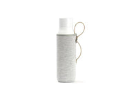 LARQ Bottle Limited Edition Travel Sleeve with Easy-Carry Leather Strap - 17 oz/24 oz, Heather Grey