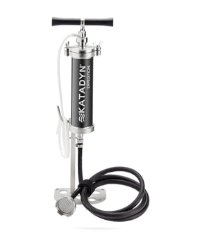 Katadyn KFT Expedition Stainless Steel Hand Pump Water Filter, Silver
