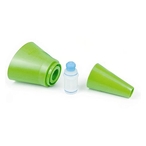 SteriPen FitsAll 4-Micron Pre-Filter Adapter, Collapsible Funnel for Wide-Mouth Water Bottles, Removes Sediment Before UV Treatment, Lightweight Green Camping Hiking and Travel Accessory