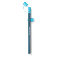 LifeStraw Sip — Reusable Stainless Steel Water Filter Drinking Straw with 3 Carry Cases, Removes Microplastics, Bacteria and Parasites for Travel and Everyday Use, 3-Pack
