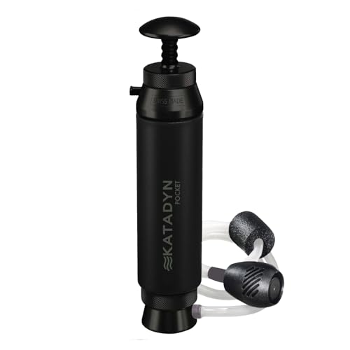 Katadyn Pocket Water Filter for Backpacking, Group Camping & Emergency Preparedness