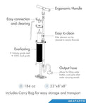 Katadyn KFT Expedition Stainless Steel Hand Pump Water Filter, Silver