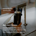 LARQ PureVis 2 Self Cleaning Water Bottle - UV Water Purifier with Filter Straw, Smart App Hydration Tracking, Insulated Stainless Steel