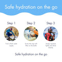 Katadyn BeFree 1.0L Ultralight Collapsible Water Filter Bottle for Hiking, Camping, Backpacking