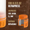 GRAYL UltraPress Replacement Purifier Cartridge - Orange