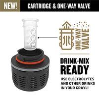 GRAYL GeoPress One-Way Drink Mix Valve - for Electolytes, Mixes, and Flavored Drinks