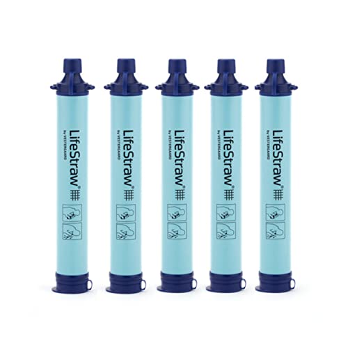 LifeStraw Personal Water Filter for Hiking, Camping, Travel, and Emergency Preparedness