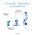 Katadyn BeFree 1.0L Ultralight Collapsible Water Filter Bottle for Hiking, Camping, Backpacking