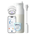 LARQ PureVis 2 Self Cleaning Water Bottle - UV Water Purifier with Filter Straw, Smart App Hydration Tracking, Insulated Stainless Steel