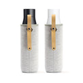 LARQ Bottle Limited Edition Travel Sleeve with Easy-Carry Leather Strap - 17 oz/24 oz, Heather Grey