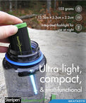SteriPen Adventurer Opti UV Personal Water Purifier for Camping, Backpacking, Emergency Preparedness and Travel Black/Green Small