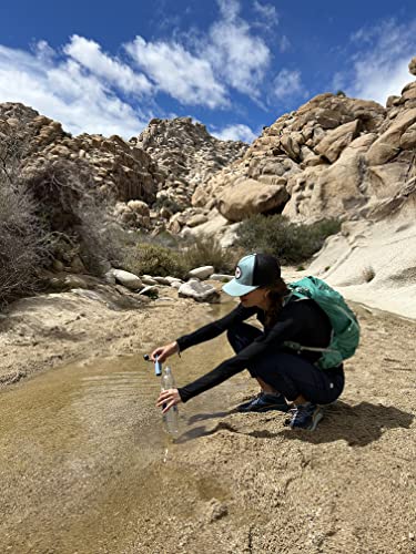 LifeStraw Peak Series – Solo Personal Water Filter for Hiking, Camping, Travel, Survival and Emergency preparedness. Removes Bacteria, parasites and microplastics.