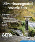 Katadyn KFT Expedition Stainless Steel Hand Pump Water Filter, Silver