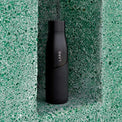 LARQ Bottle Movement PureVis 24 oz - Lightweight Self-Cleaning and Non-Insulated Stainless Steel Water Bottle with UV Water Purifier | Reusable & Travel Friendly, Black/Onyx